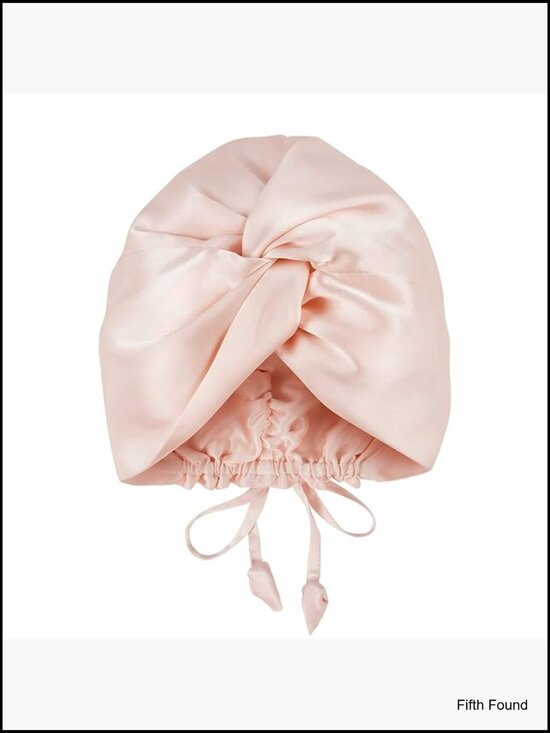 Mulberry Silk Bonnet for Sleeping, Adjustable Night Hair Care, No Frizz main image 4